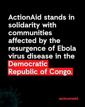 Solidarity message for Ebola